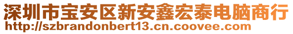 深圳市寶安區(qū)新安鑫宏泰電腦商行