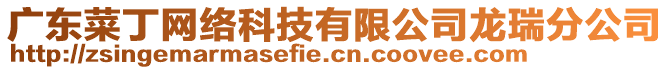 廣東菜丁網(wǎng)絡(luò)科技有限公司龍瑞分公司