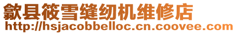 歙縣筱雪縫紉機維修店