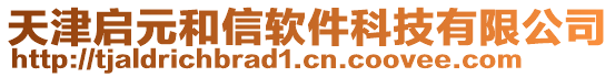 天津啟元和信軟件科技有限公司