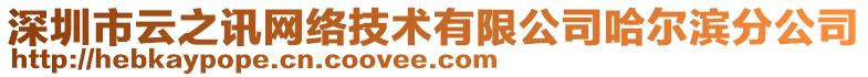 深圳市云之訊網(wǎng)絡(luò)技術(shù)有限公司哈爾濱分公司