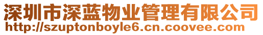 深圳市深藍物業(yè)管理有限公司