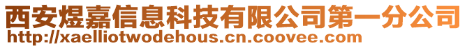 西安煜嘉信息科技有限公司第一分公司