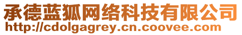 承德藍狐網絡科技有限公司