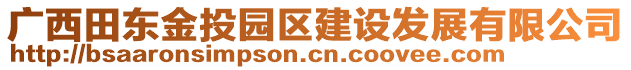 廣西田東金投園區(qū)建設發(fā)展有限公司