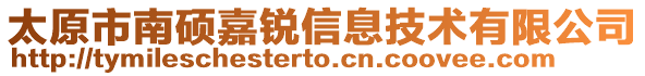 太原市南碩嘉銳信息技術有限公司