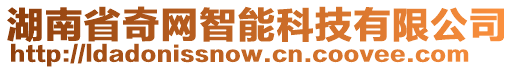 湖南省奇網(wǎng)智能科技有限公司