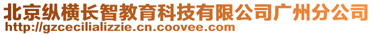 北京縱橫長智教育科技有限公司廣州分公司