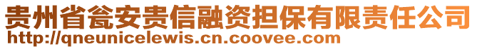 貴州省甕安貴信融資擔(dān)保有限責(zé)任公司