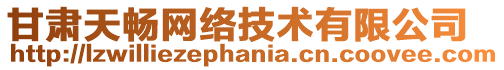 甘肅天暢網(wǎng)絡(luò)技術(shù)有限公司