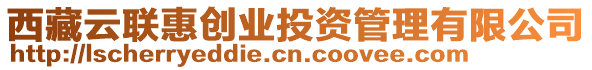 西藏云聯(lián)惠創(chuàng)業(yè)投資管理有限公司