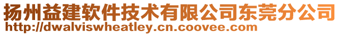 揚(yáng)州益建軟件技術(shù)有限公司東莞分公司