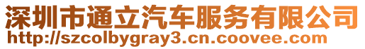 深圳市通立汽車服務(wù)有限公司
