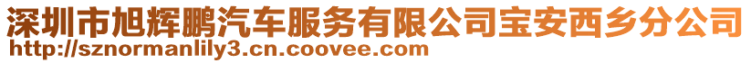 深圳市旭輝鵬汽車服務(wù)有限公司寶安西鄉(xiāng)分公司