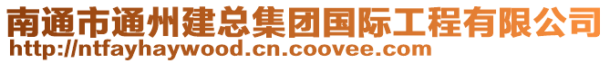 南通市通州建總集團國際工程有限公司