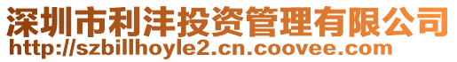 深圳市利灃投資管理有限公司