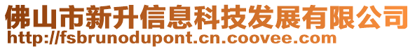 佛山市新升信息科技發(fā)展有限公司