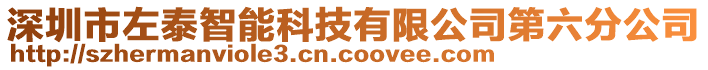 深圳市左泰智能科技有限公司第六分公司