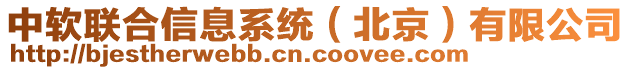 中軟聯(lián)合信息系統(tǒng)（北京）有限公司