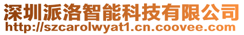 深圳派洛智能科技有限公司