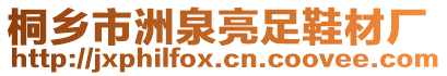 桐鄉(xiāng)市洲泉亮足鞋材廠