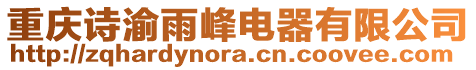 重慶詩渝雨峰電器有限公司