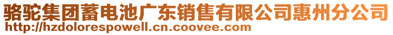 駱駝集團(tuán)蓄電池廣東銷售有限公司惠州分公司