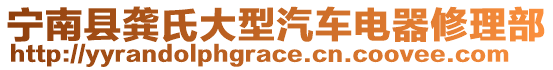 寧南縣龔氏大型汽車電器修理部