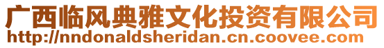 廣西臨風(fēng)典雅文化投資有限公司