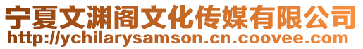 寧夏文淵閣文化傳媒有限公司
