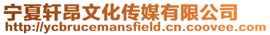 寧夏軒昂文化傳媒有限公司