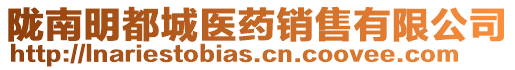 隴南明都城醫(yī)藥銷售有限公司
