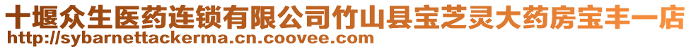 十堰眾生醫(yī)藥連鎖有限公司竹山縣寶芝靈大藥房寶豐一店