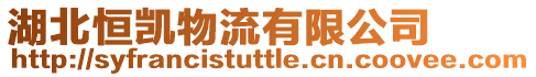 湖北恒凱物流有限公司