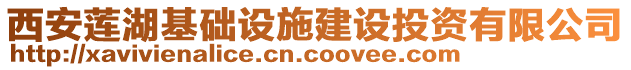 西安蓮湖基礎(chǔ)設(shè)施建設(shè)投資有限公司