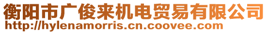 衡陽市廣俊來機電貿(mào)易有限公司