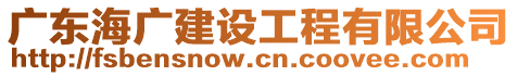 廣東海廣建設工程有限公司