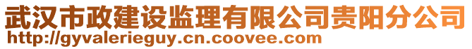 武漢市政建設監理有限公司貴陽分公司