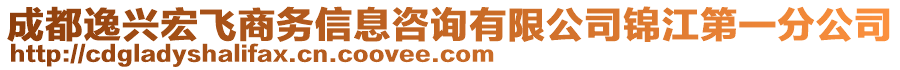 成都逸興宏飛商務信息咨詢有限公司錦江第一分公司