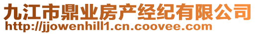 九江市鼎業(yè)房產(chǎn)經(jīng)紀(jì)有限公司