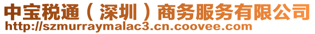 中寶稅通(深圳)商務(wù)服務(wù)有限公司