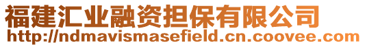 福建匯業(yè)融資擔(dān)保有限公司