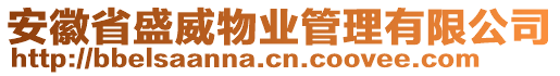 安徽省盛威物業(yè)管理有限公司