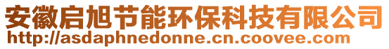 安徽啟旭節(jié)能環(huán)保科技有限公司