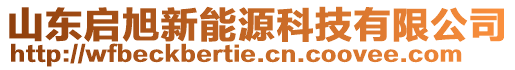 山東啟旭新能源科技有限公司