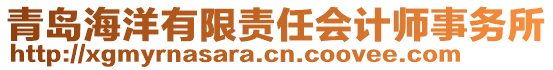 青島海洋有限責(zé)任會(huì)計(jì)師事務(wù)所