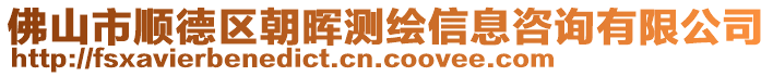 佛山市順德區朝暉測繪信息咨詢有限公司
