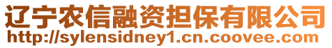 遼寧農(nóng)信融資擔(dān)保有限公司