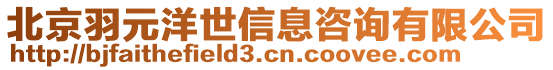 北京羽元洋世信息咨詢有限公司