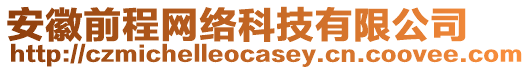 安徽前程網(wǎng)絡(luò)科技有限公司